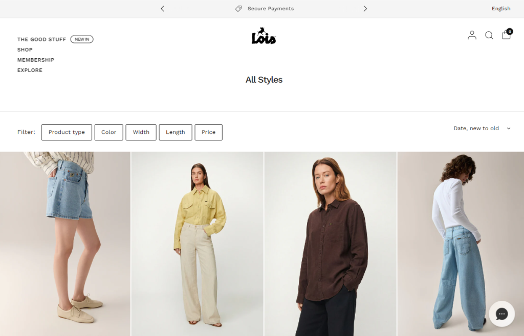 collection page